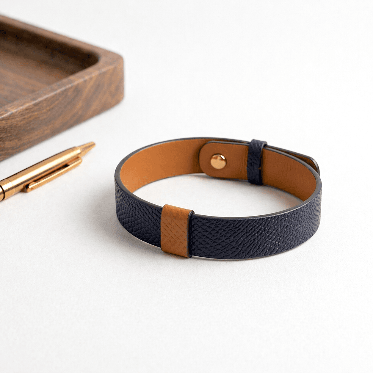 Signature Cuff leather wearable for event delegates